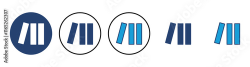 Library icon vector. education icon vector