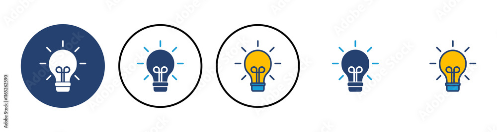 Lamp icon vector. Light bulb icon vector. idea symbol. Lamp icon vector. Light bulb icon vector. idea symbol.