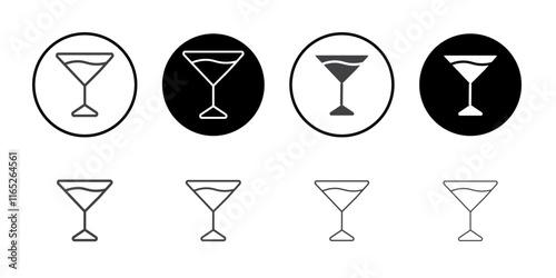 Wine glass icon simple vector symbol