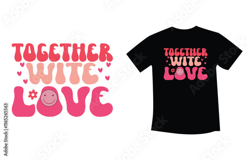 Retro Valentine T-shirt Design