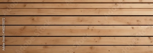 Wooden slat backboard with a few slats slightly loose or crooked, wooden backdrop, wooden slats