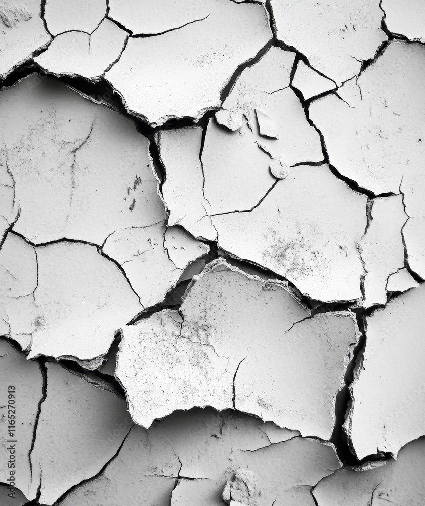 custom made wallpaper toronto digitalClose-up monochrome shot of cracked, dry earth.