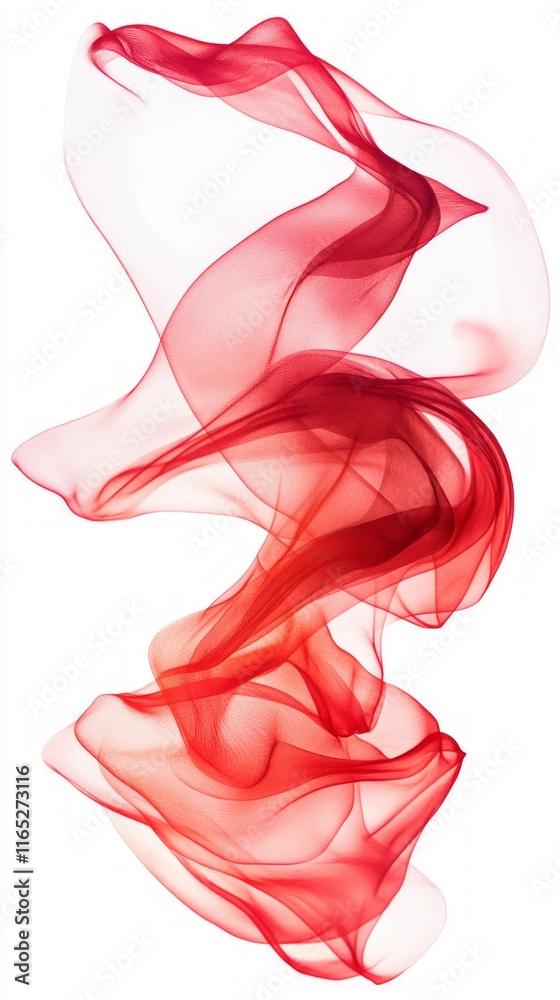 Stunning Red Abstract Design: A Captivating Flowing Fabric Stunning Red Abstract Design: A Captivating Flowing Fabric
