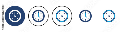 Clock icon vector. Time icon vector. watch icon symbol