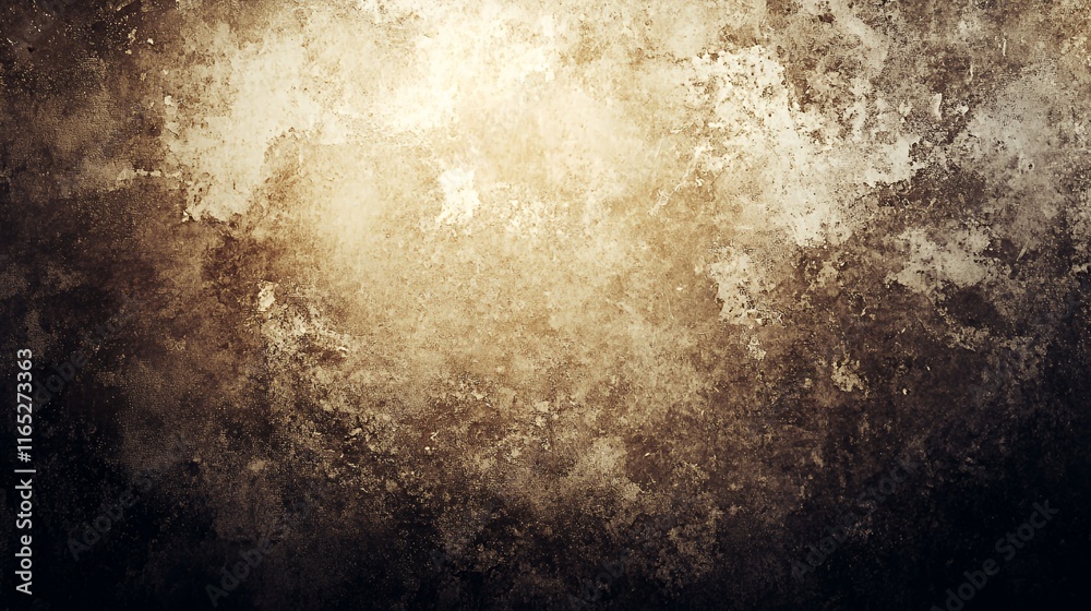 Fototapeta premium Abstract Grunge Texture Background Dark Brown Beige Tones