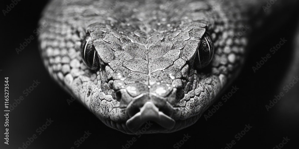 Snake Head Close Up