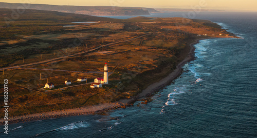 Sunset at Point Amour Lighthouse