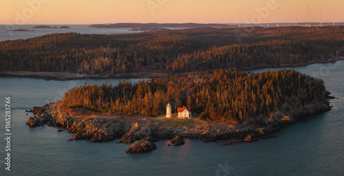 Little River Lighthouse at Sunrise