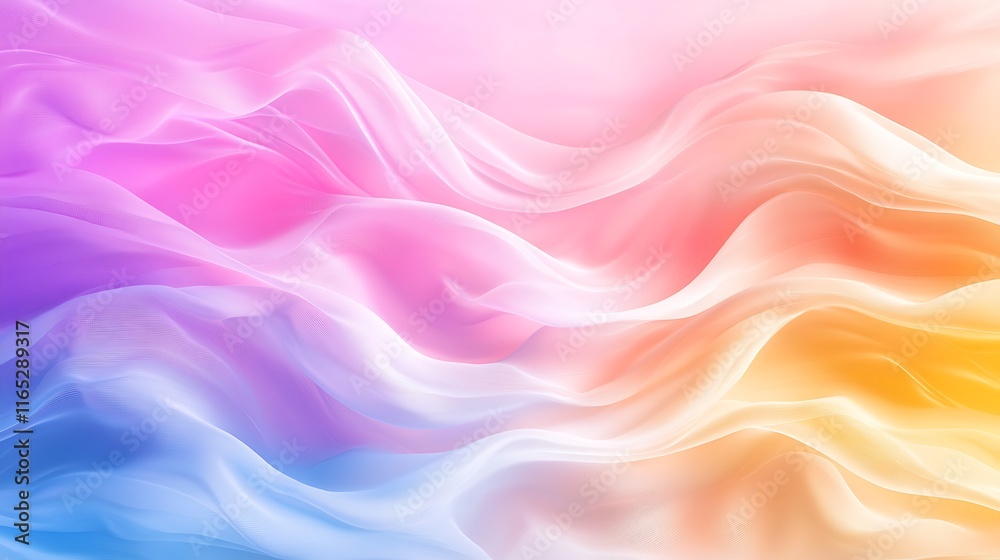Abstract pastel color waves background. Abstract pastel color waves background.