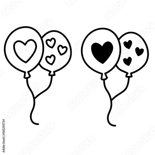 valentine’s balloons