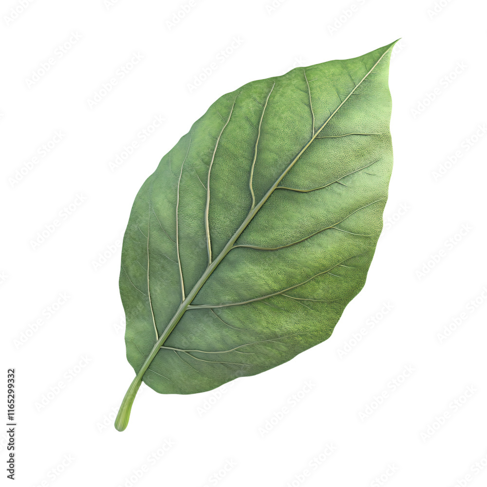 Obraz premium a green leaf on a transparent background