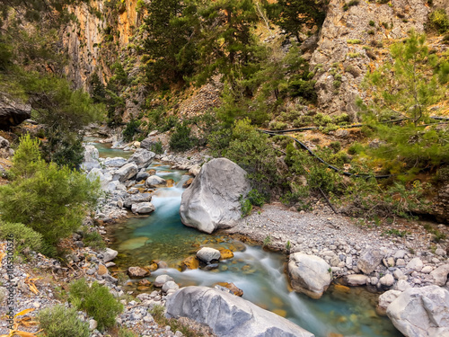 Fotografia Bach in der kreischen Samari Schlucht