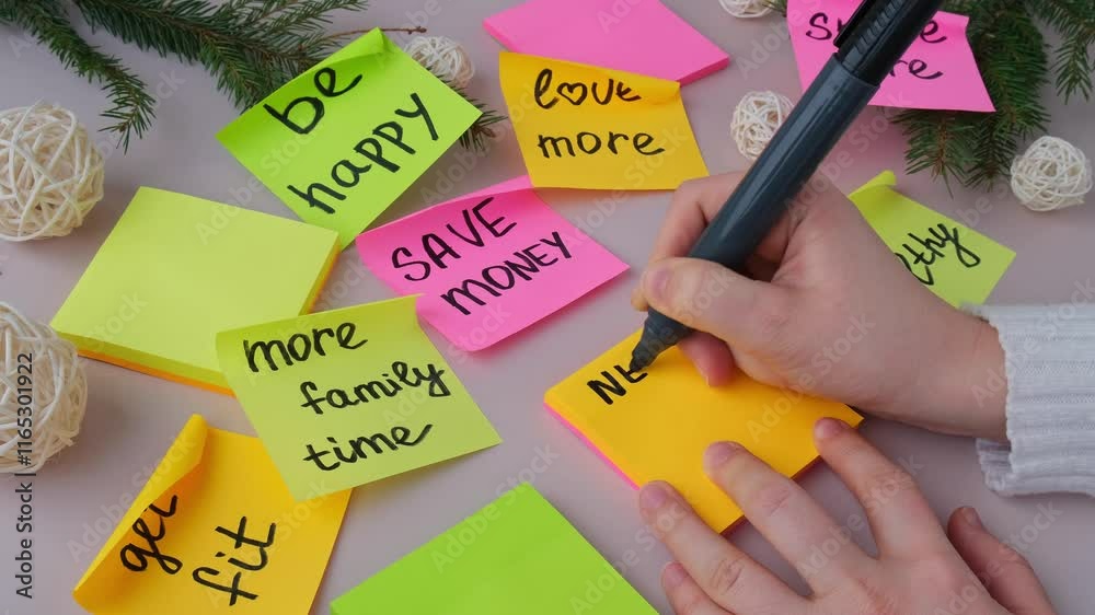 During the New Year's Eve countdown celebration, a 4K loop seamless of fireworks for the year 2025 is displayed in the sky at night.