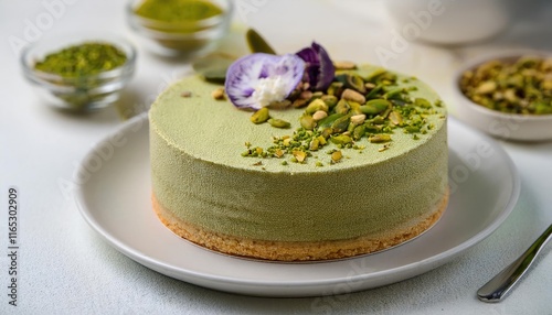 bautiful healthy raw cake photo