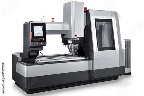 Industrial CNC Machine, Illustration