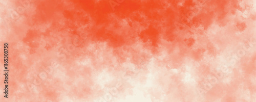 Light and Airy Orange Watercolor Wash Featuring Gentle Gradients and Warm Earthy Tones
