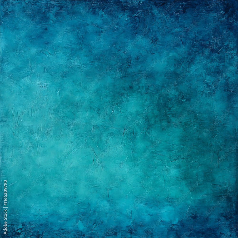 Fototapeta premium gradient in bold teal and soft aqua with smooth blending