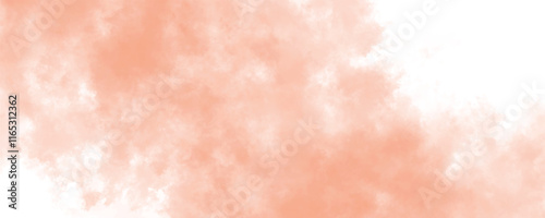 The Elegance of Subtle Peach Tones Dissolving into the Brightness of White Clouds
