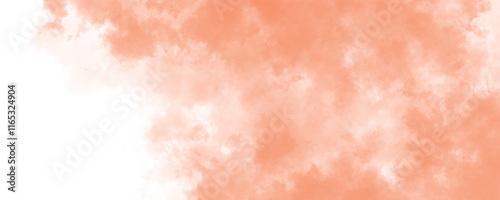 A Minimalist Masterpiece of Peach and White Colors Flowing in Abstract Harmony
