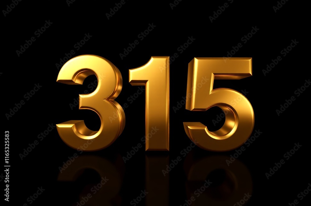 a close up of a golden number on a black background a close up of a golden number on a black background