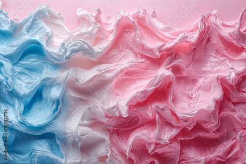 Wallpaper Mural Swirling Pastel Creams in Blue Pink and White Torontodigital.ca