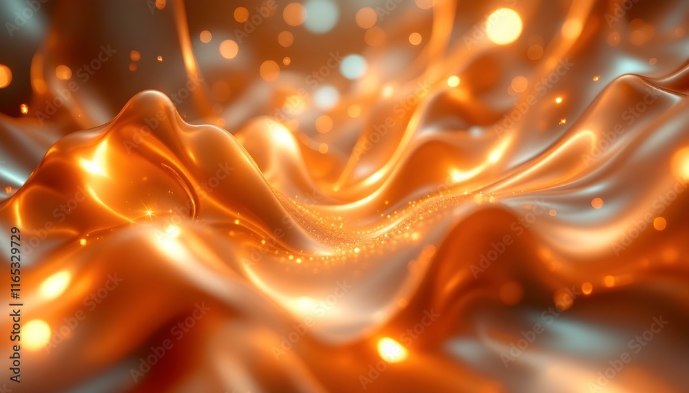 Abstract 2D and 3D Fusion Composition