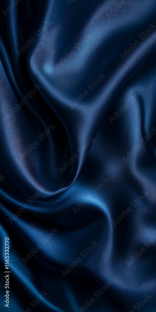 Fototapeta premium shiny metallic blue surface with soft reflections 