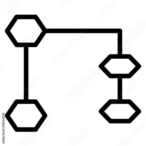 Structure Hierarchy Business Line Icon