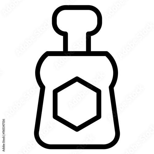 Softener Plastic Bottle Line Icon