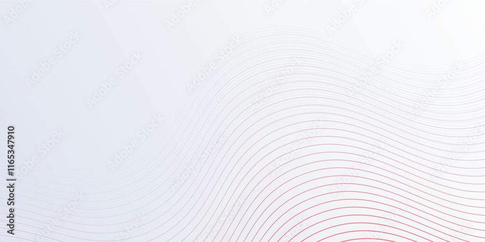 PrintModern abstract background with flowing lines white an red. Digital future technology art PrintModern abstract background with flowing lines white an red. Digital future technology art
