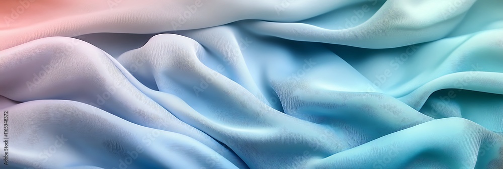 Obraz premium light sky blue tones with smooth gradient blending 
