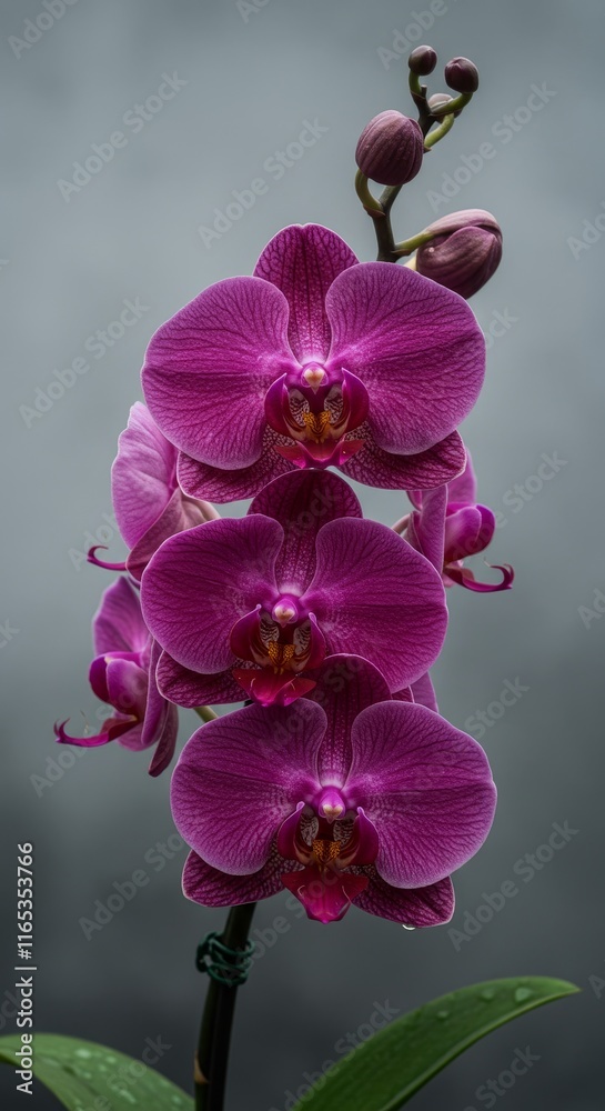Naklejka premium Orchids on a lake, flowers in water, colorful flowers