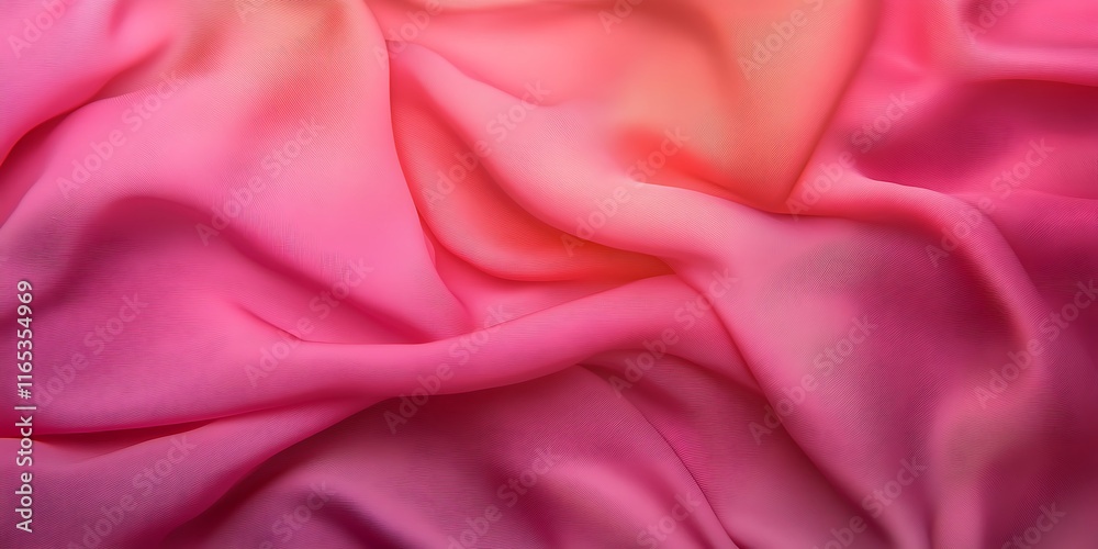 Obraz premium bright bubblegum pink gradient with smooth blending 