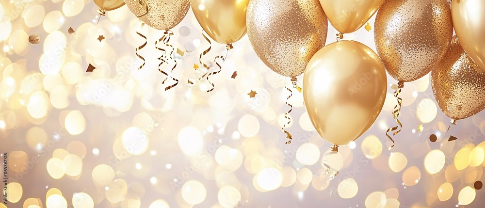 Golden Balloons for Celebration and Party Decoration Golden Balloons for Celebration and Party Decoration