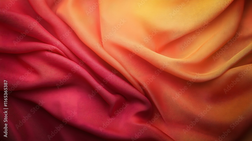 Obraz premium rich sunset orange with smooth gradient transitions