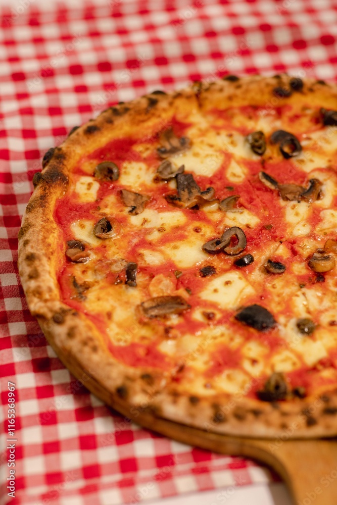 Wood-Fired Mushroom Pizza Wood-Fired Mushroom Pizza