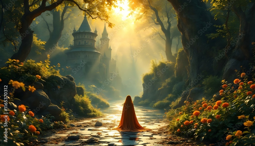 Enchanting Magical World with Fantasy Character
