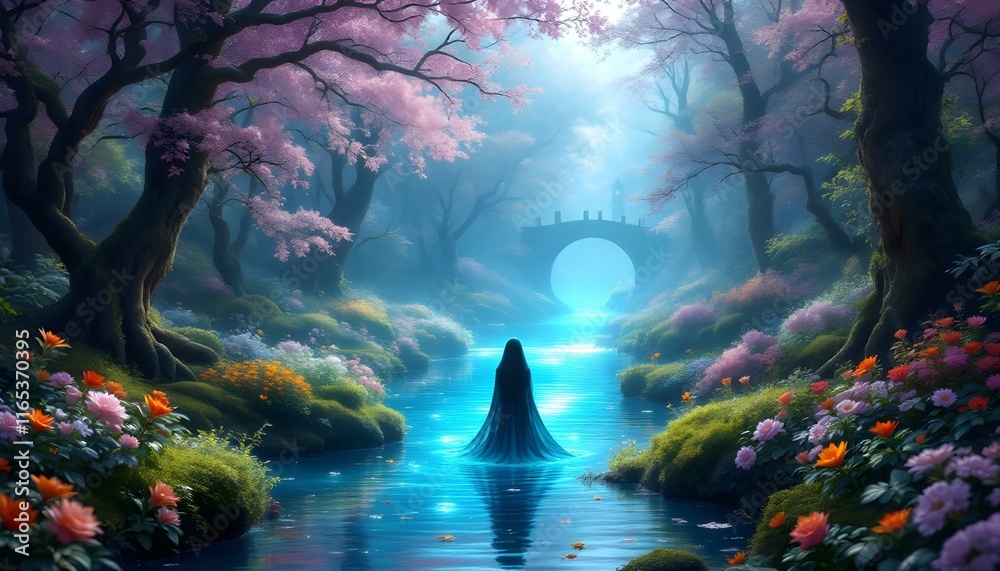 Enchanting Magical World with Fantasy Character