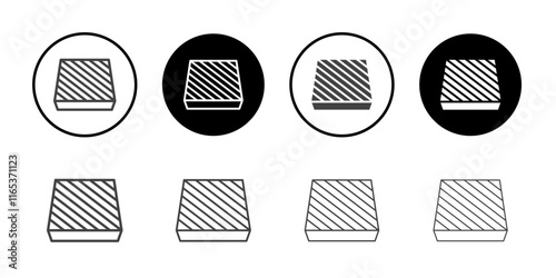 Bild auf Leinwand Insular icon Thin outline art symbol