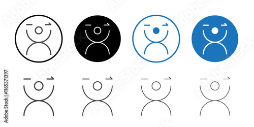 Kena mobile icon Thin outline art symbol