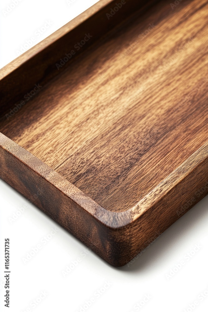 Fototapeta premium Wooden Tray Close Up