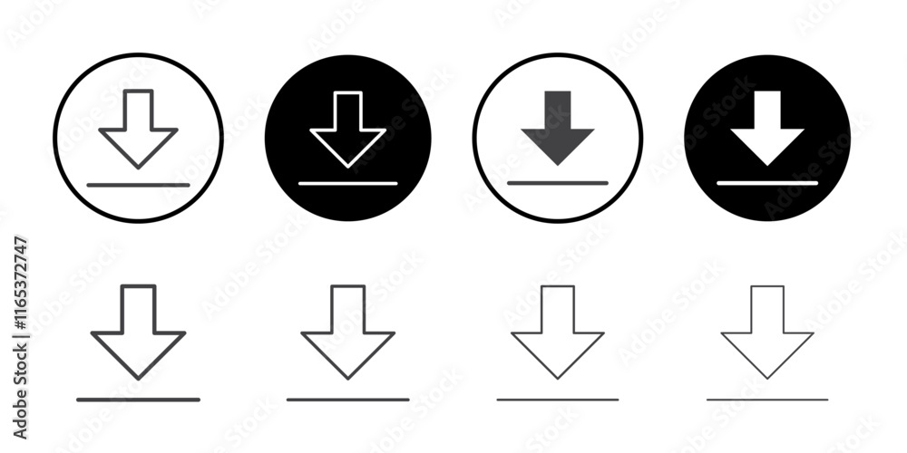 Save icon Thin outline art symbol Save icon Thin outline art symbol