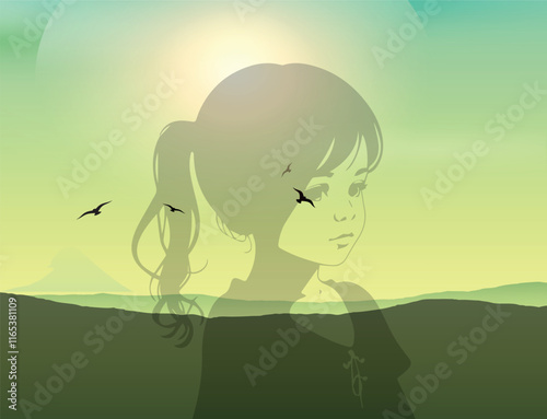 A said child and mother