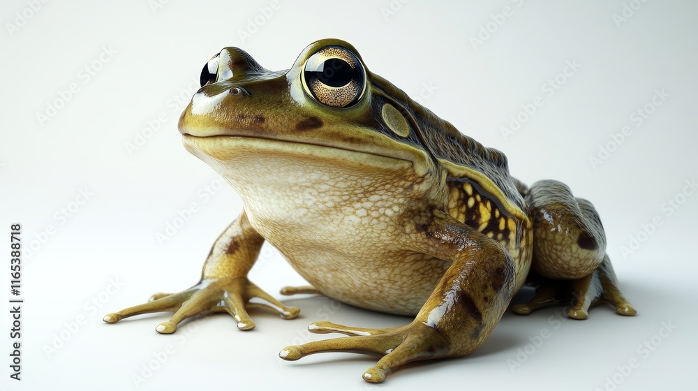 Fototapeta premium frog. frog on white background. animal