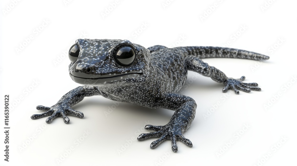 Fototapeta premium gecko. gecko on white background. animal