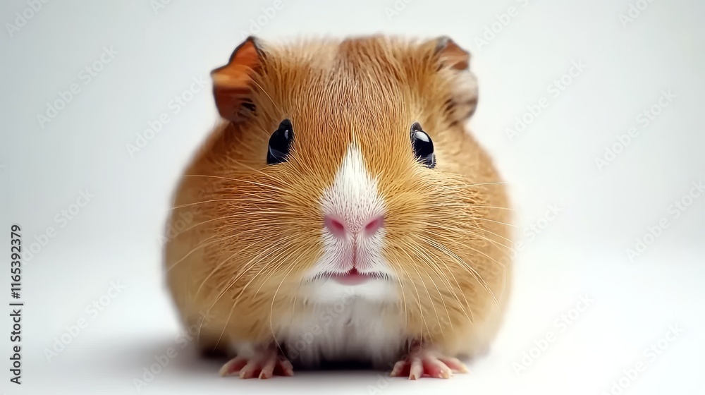 guinea pig. guinea pig on white background. animal guinea pig. guinea pig on white background. animal