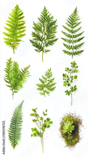 Stunning Collection of Green Ferns and Plants