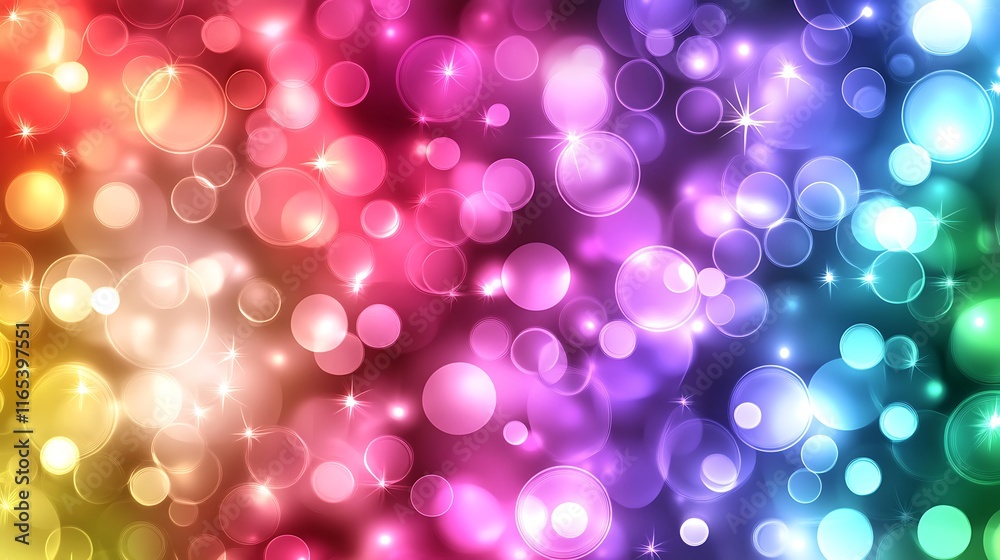 Abstract Colorful Bokeh Lights Background Design Abstract Colorful Bokeh Lights Background Design