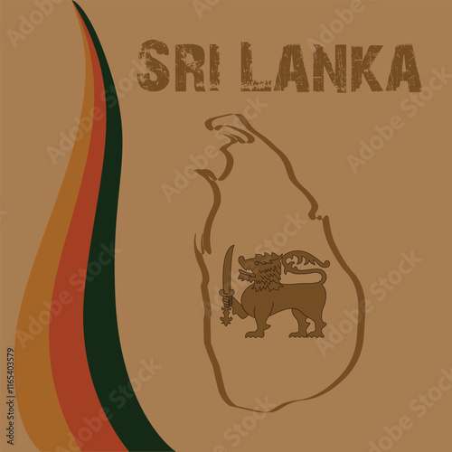 Sri Lanka Independence Day. 4th of February. Vector Design