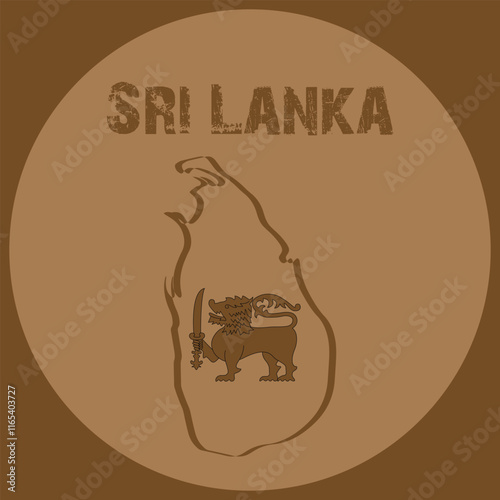 Sri Lanka Independence Day. 4th of February. Vector Design